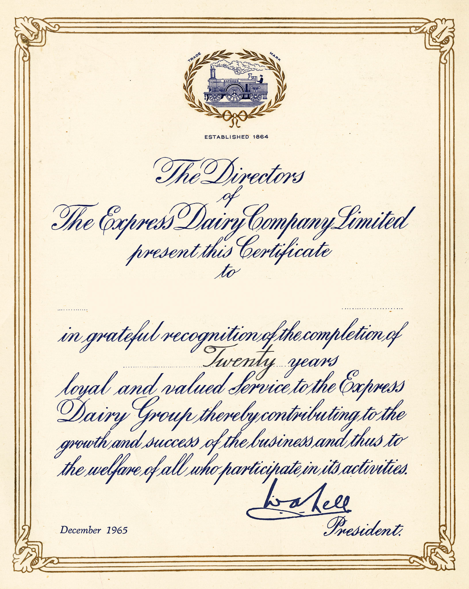 1966 LSA 10th Annual Dinner (Courtesy Beryl Purslove)