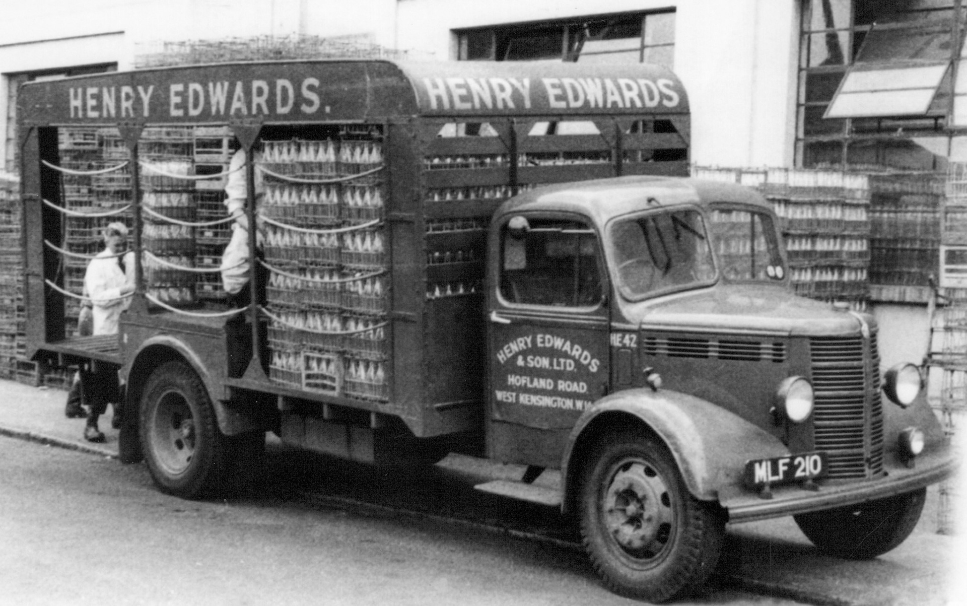 1950's Henry Edwards, became part of Express Dairy (Courtesy Dave Fane)