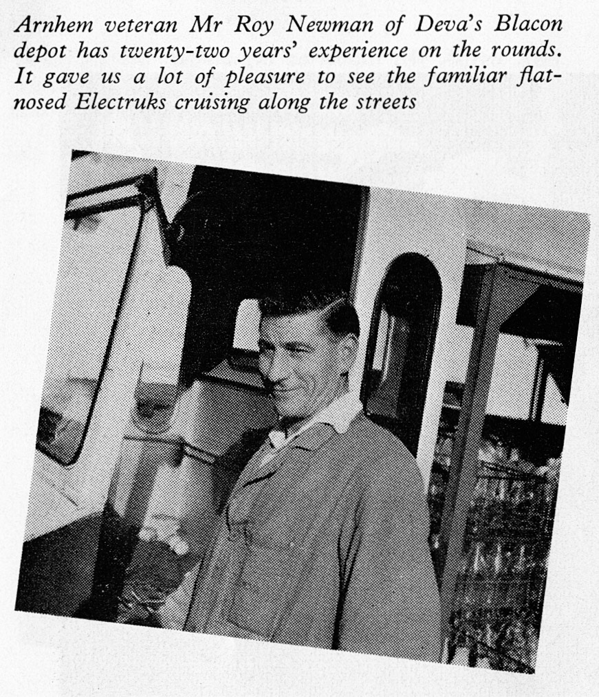 1957 Chester- Deva Dairies' Blacon Depot.