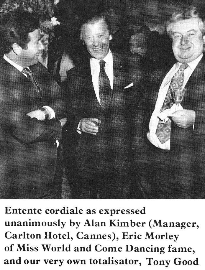 1978 Tony Good in Cannes, with other Grand Met executives. (Express News Summer)