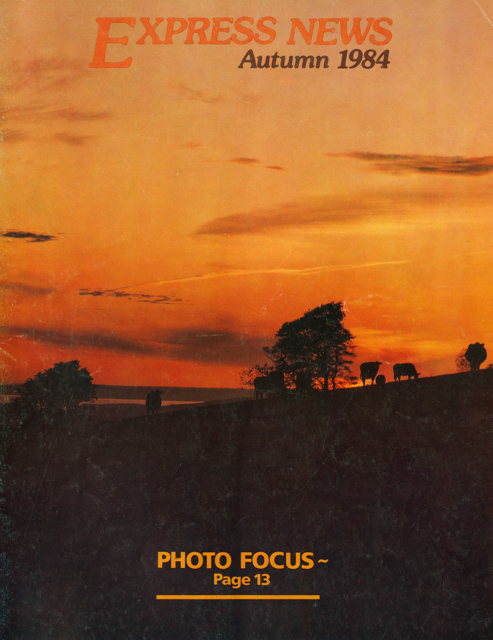 1984 Express News Front Cover - Little Breedy, Dorset