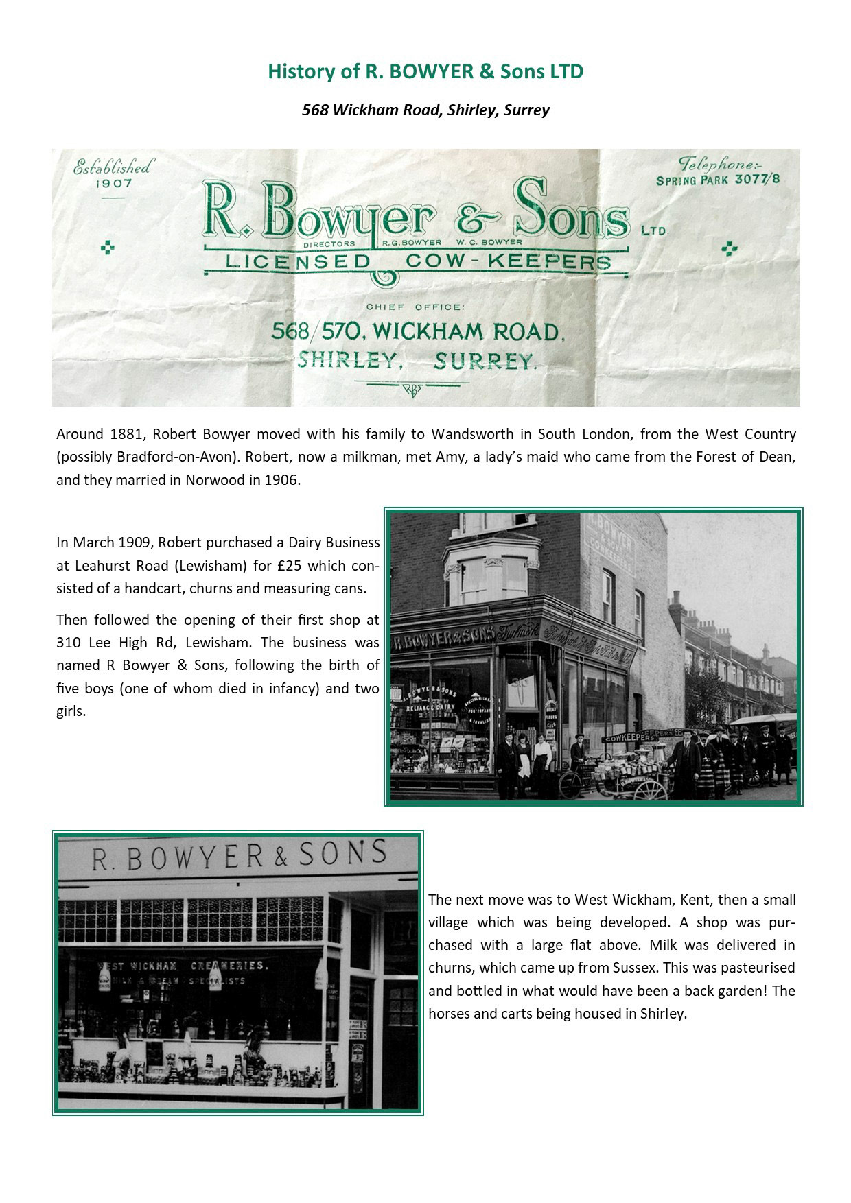2023 History of R. Bowyer and Sons-Page 1
