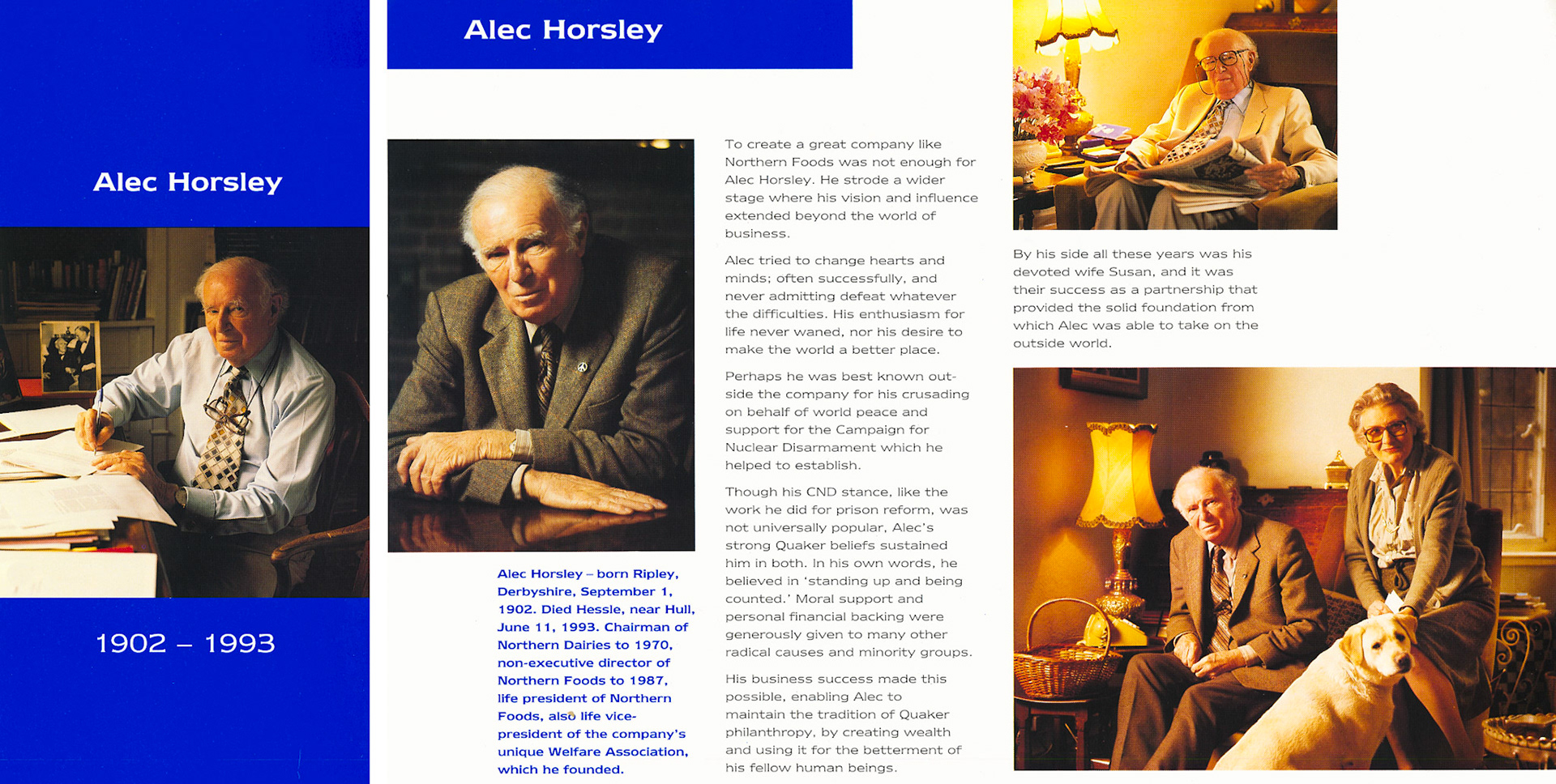1993 Northern Foods-Alex Horsley Obituary (Express Dairy Tales Archive)