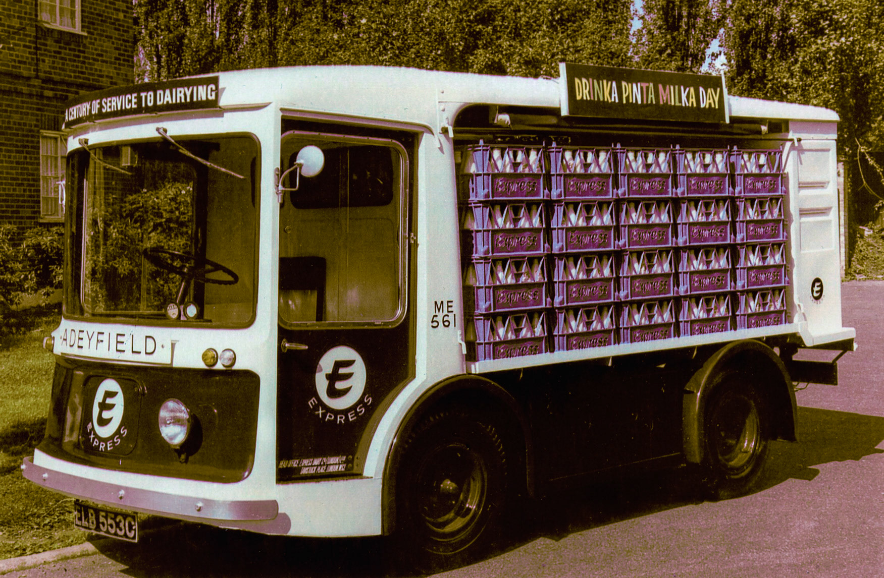 1960's Adeyfield (Hemel Hempstead) float ELB 553C. (Courtesy Dave Fane)