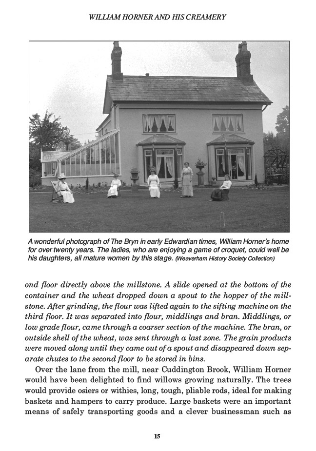 William Horner and his Creamery, Jill King