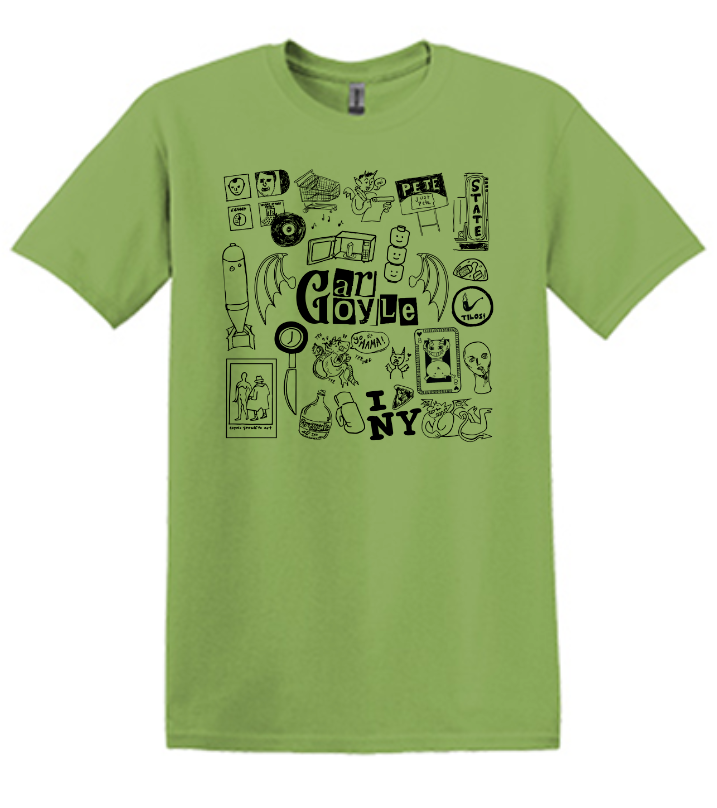 Design on shirt, was printed on shirts, hoodies and tote bags