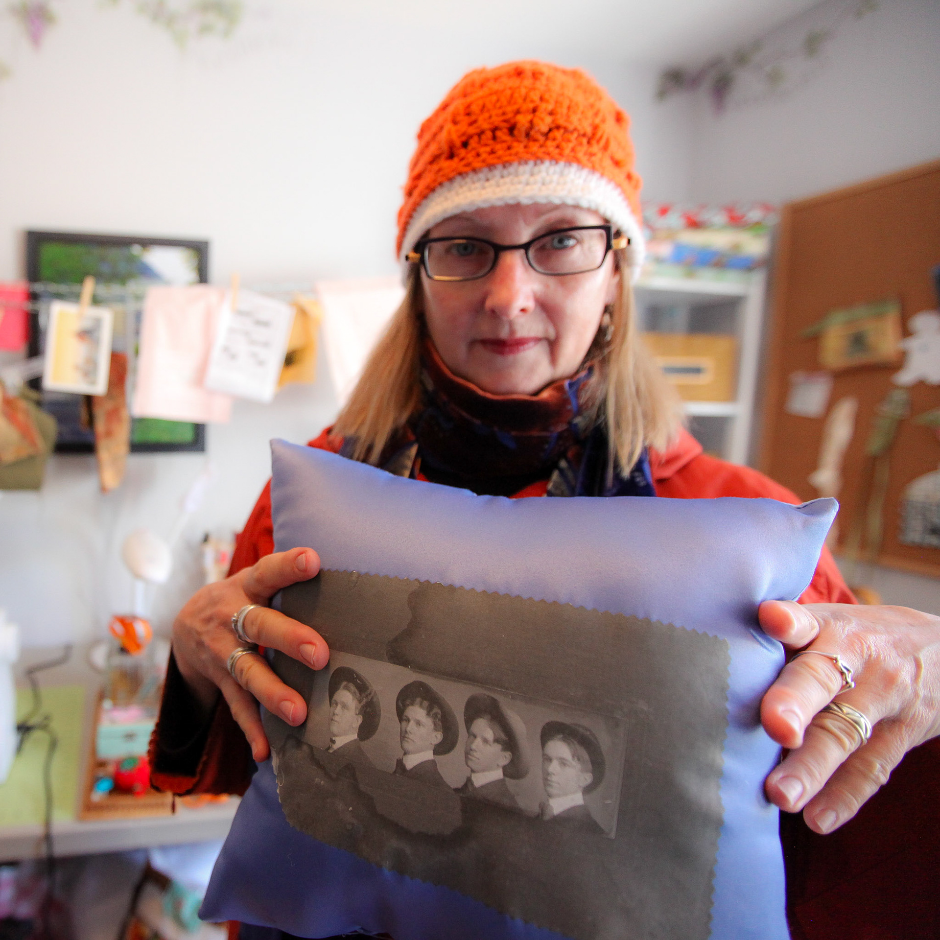 Nita Lou in her studio, Austin