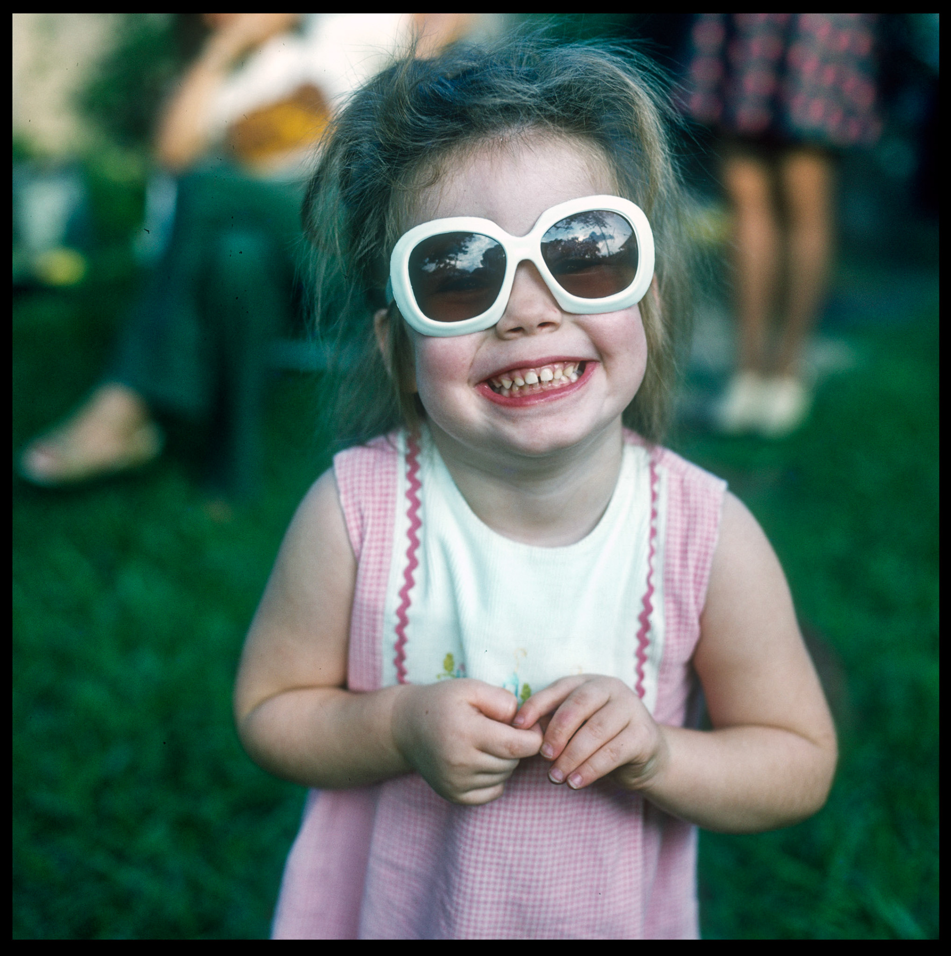 She loved her sunglasses