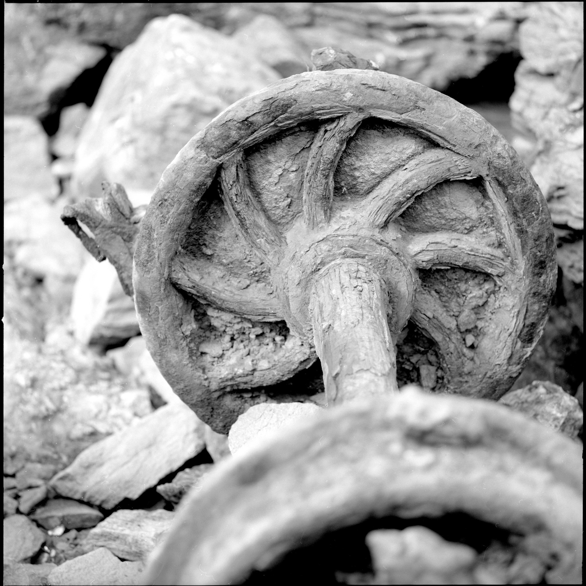 Rusting wheels