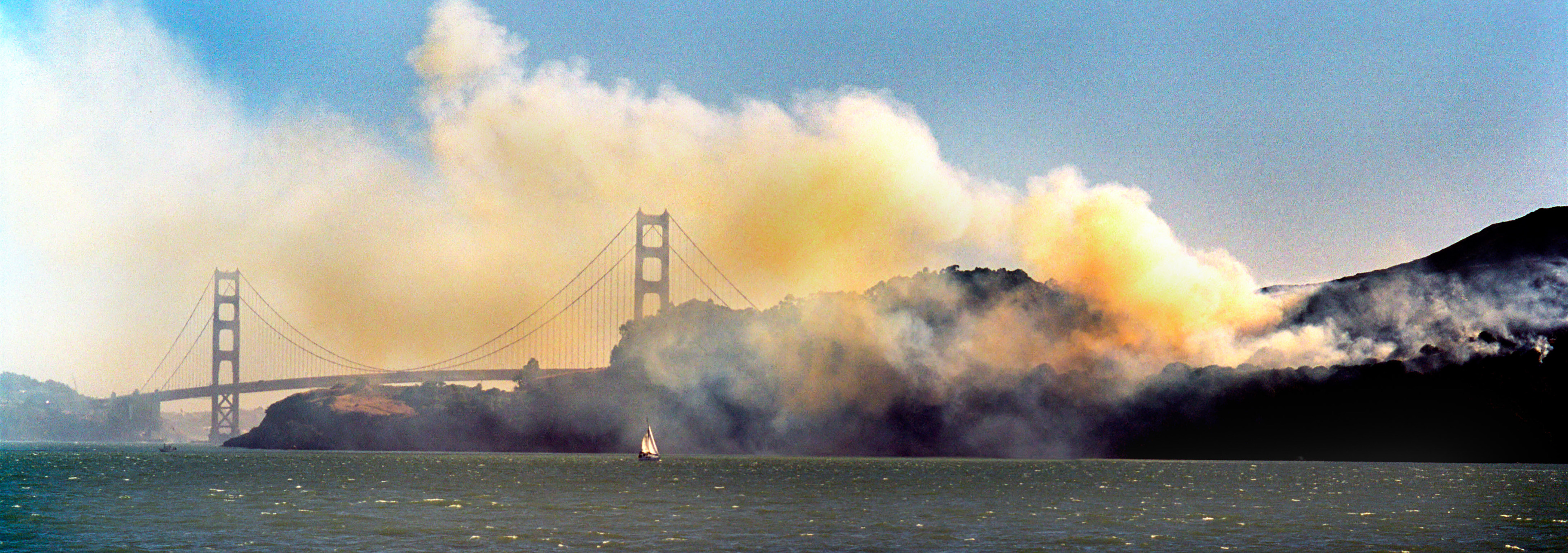 Marin county forest fire
