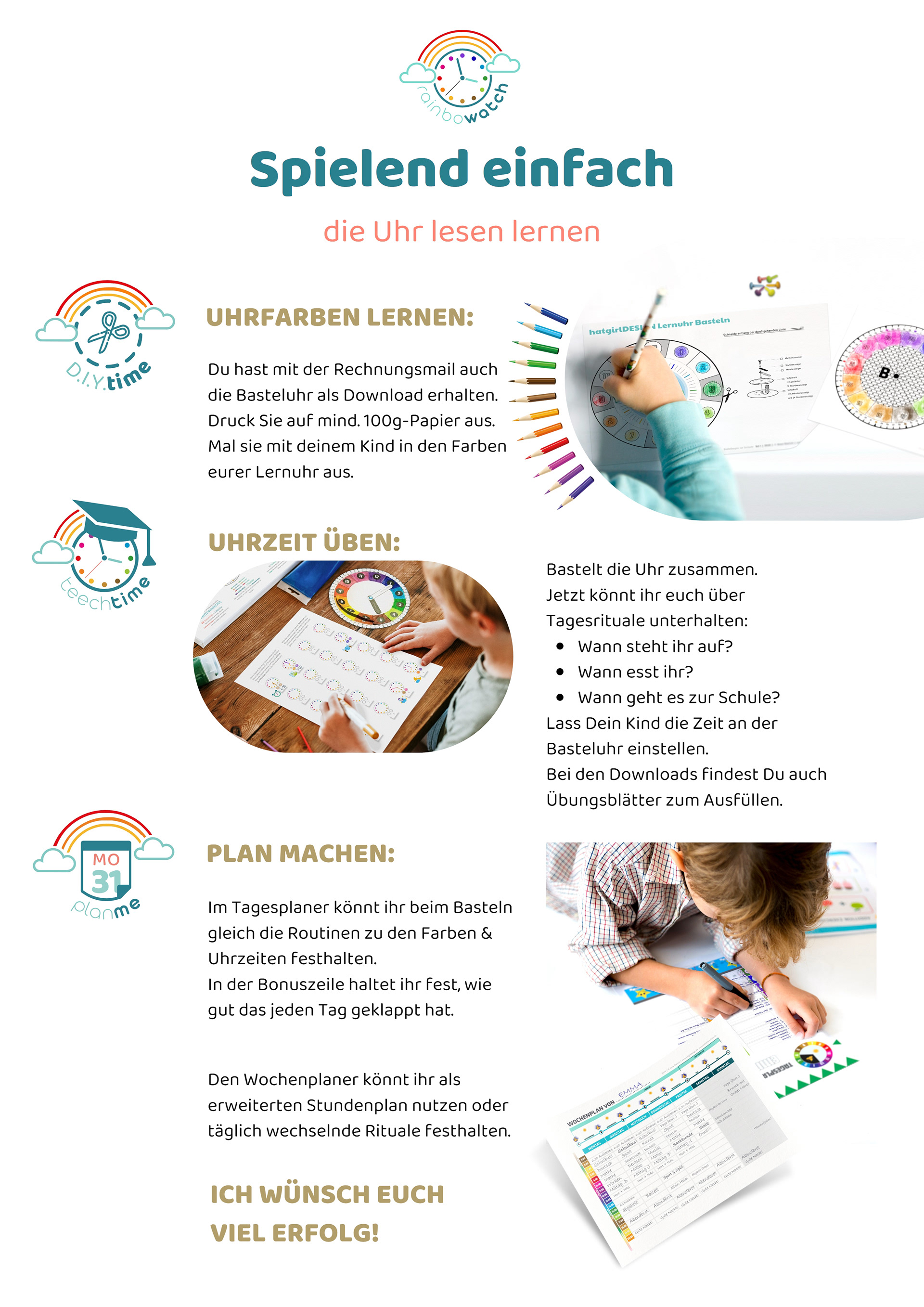 Entwicklung des rainbowatch Lernsystems