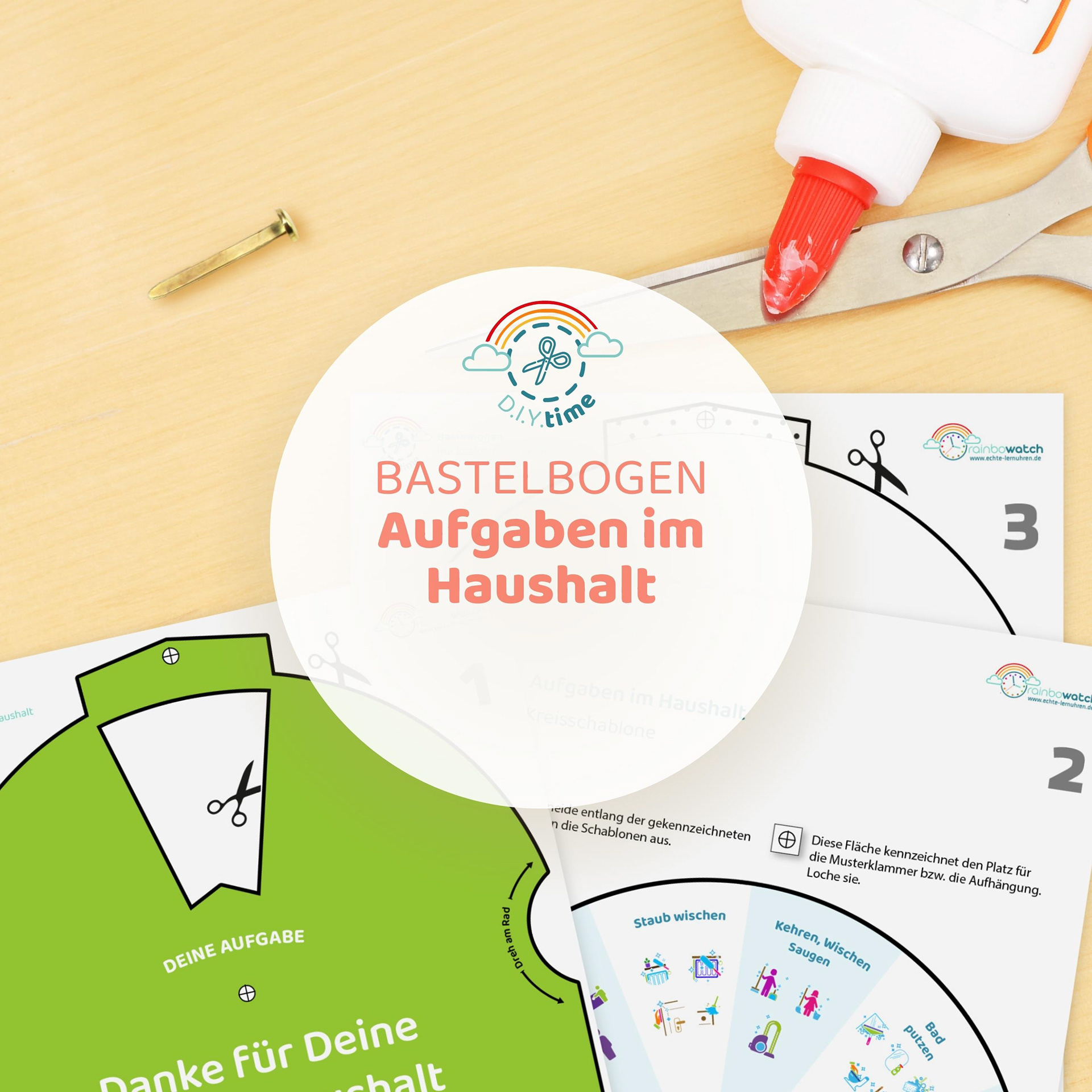 Produktentwicklung Bastelbogen
