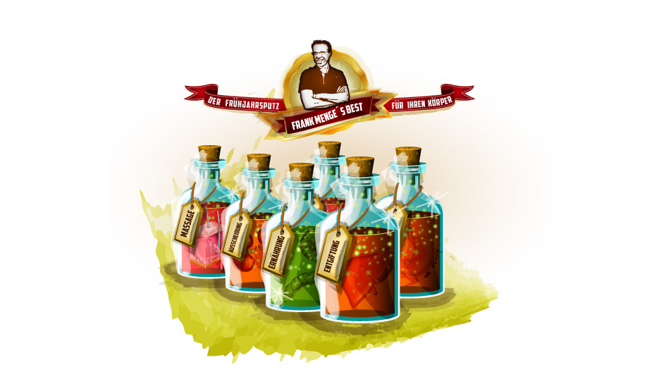 Illustration für Kur Angebot