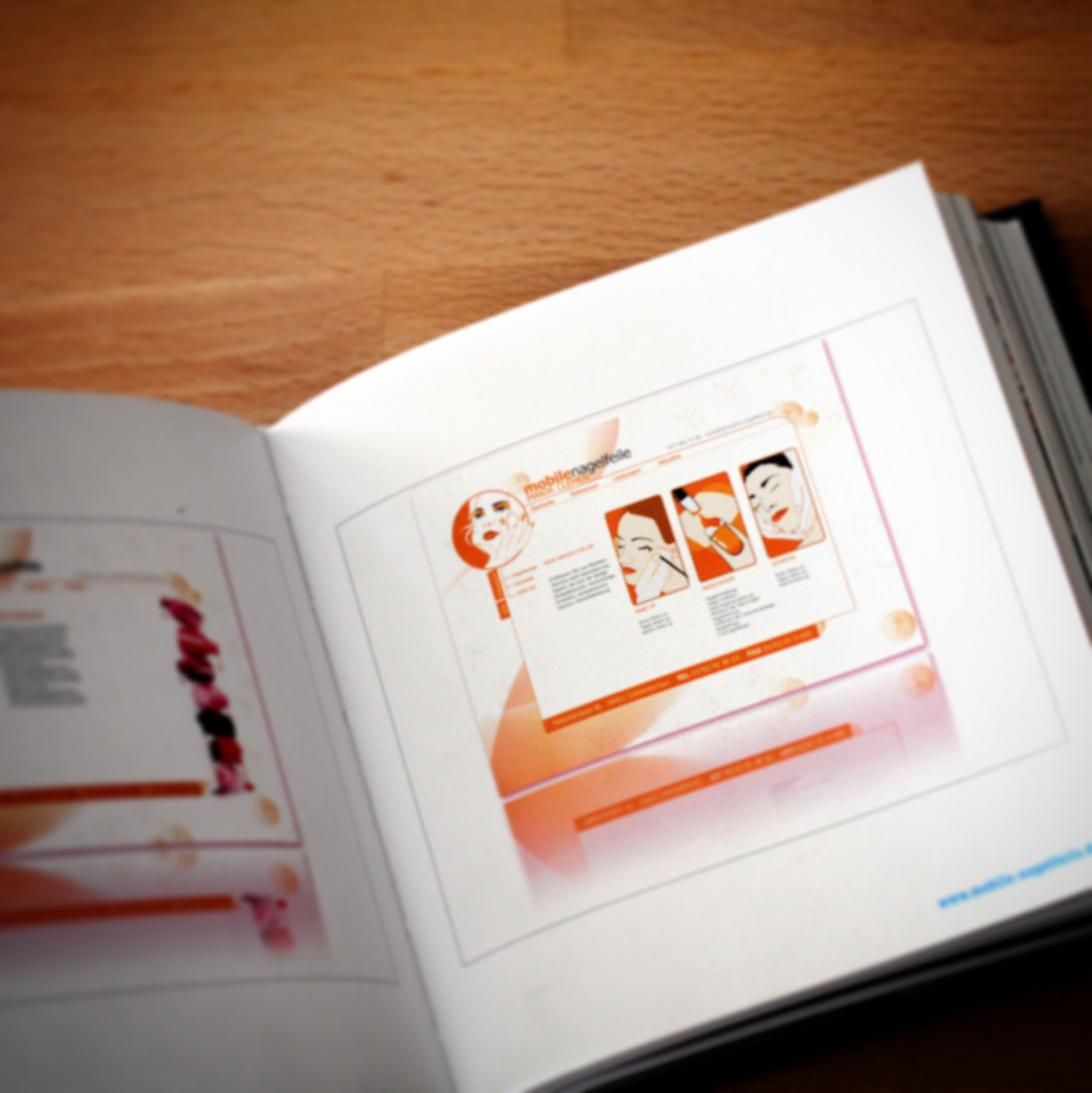Webdesign HTML / CSS - Abgedruckt im Zeixxs Verlag Design Cube Websites 3
