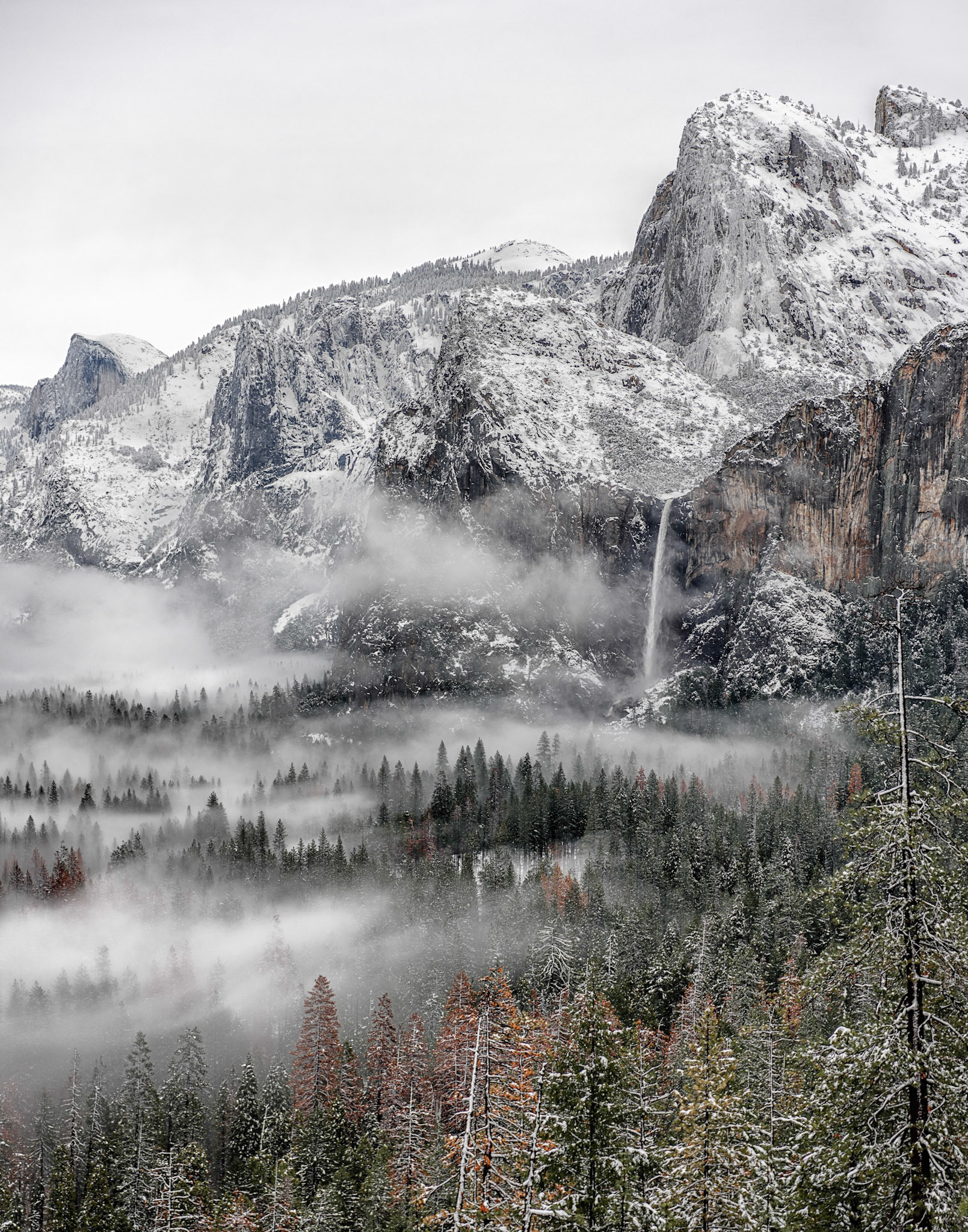 Foggy Morning Bridalveil Fall