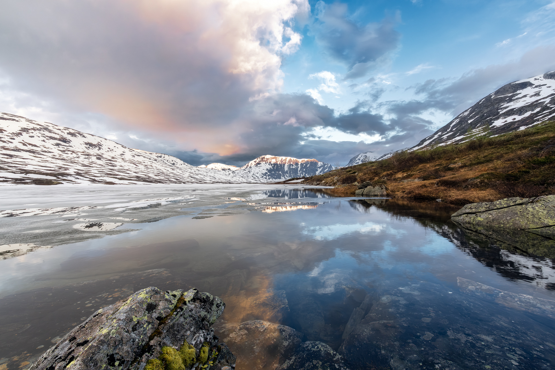 Tranquil Ice Lakes of Norway