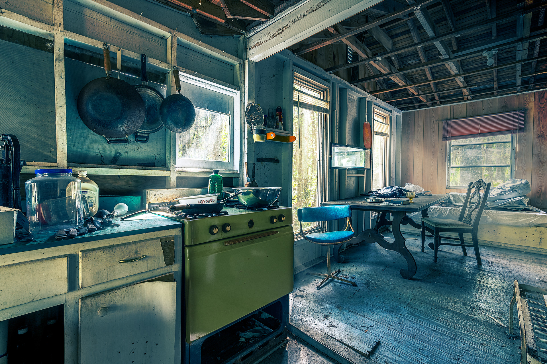 Swamp Cabin interior