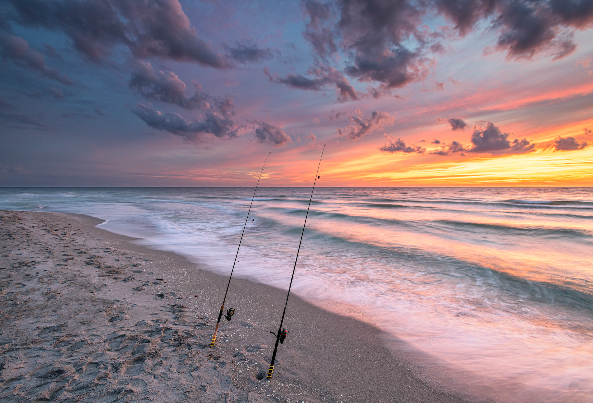 Fishing at Sunset