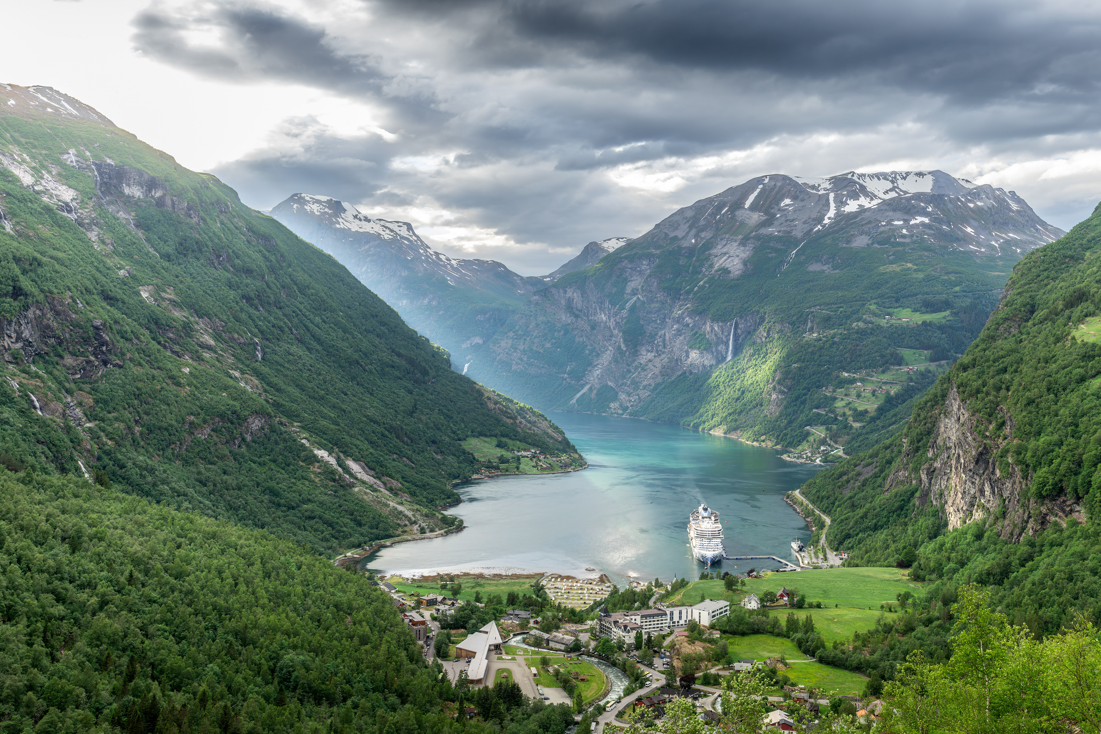 Geiranger Fjord Sunset  