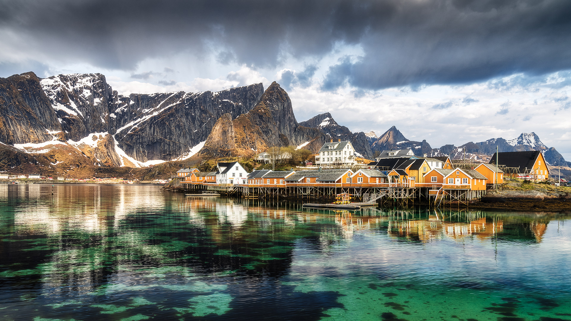 Sakrisoy Fishing Village on Lofoten Islands