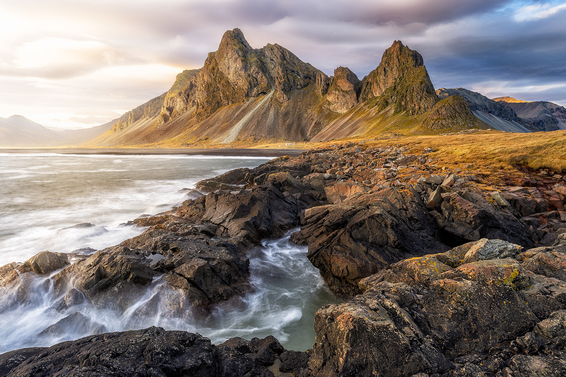 Sunset at Eystrahorn