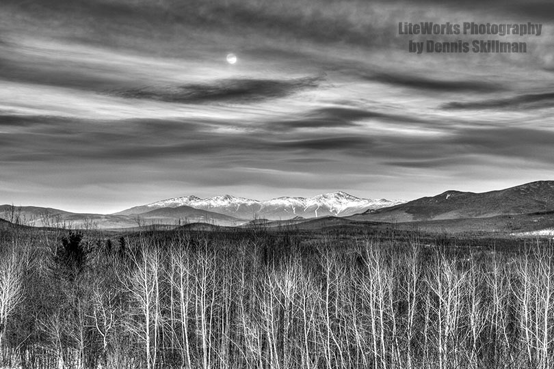 Full Moon Over Presidential Range