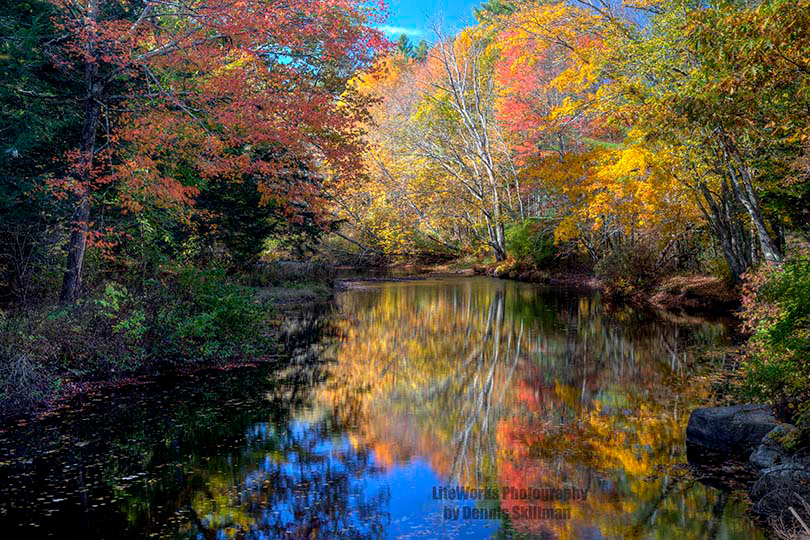 Exeter River in Autumn