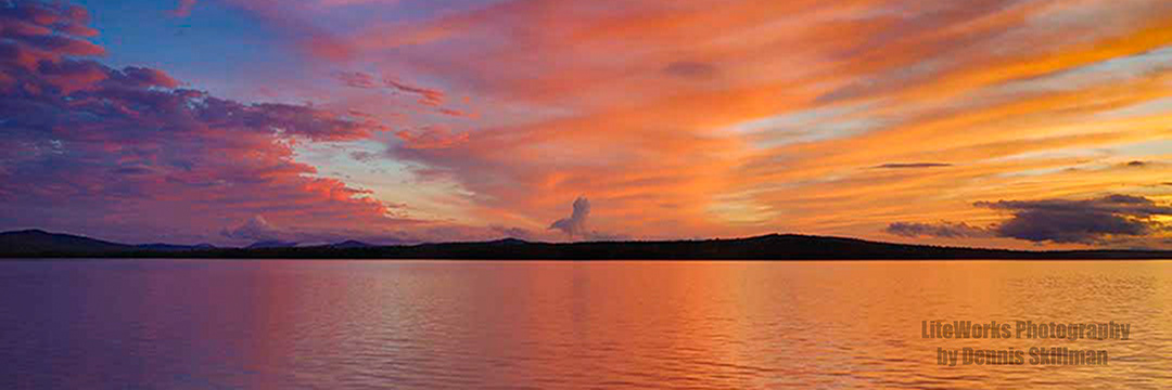Maine Northwoods Sunset
