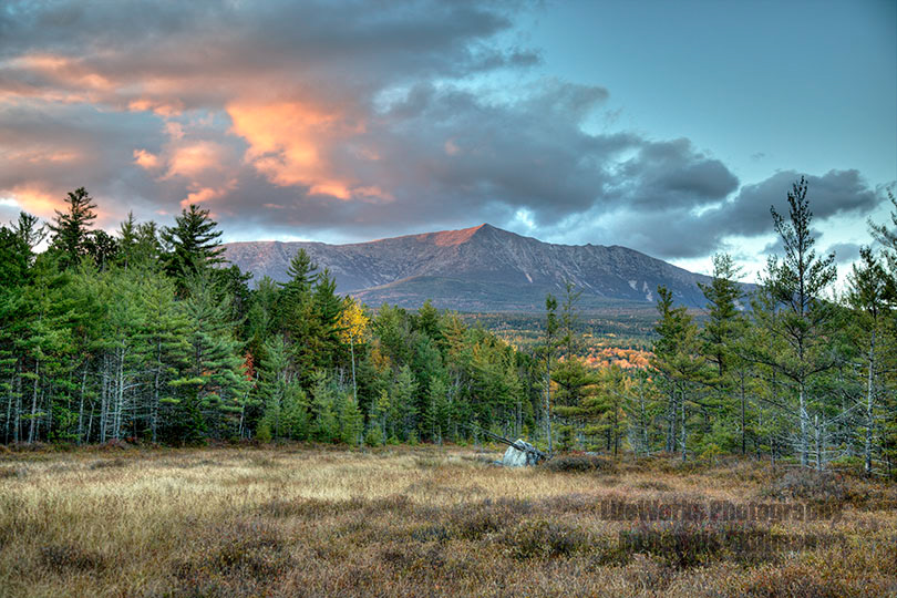 Mt. Katahdin from Roaring Brook Road