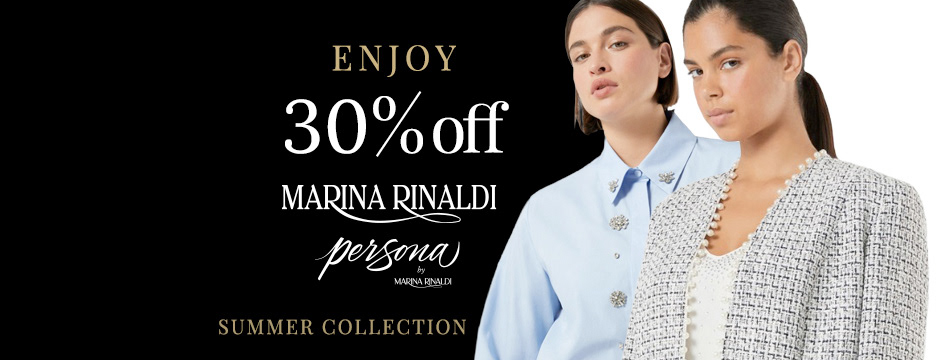 Beige Plus - The luxury plus size destination for women - 30% off Marina Rinaldi and Persona Summer Collection