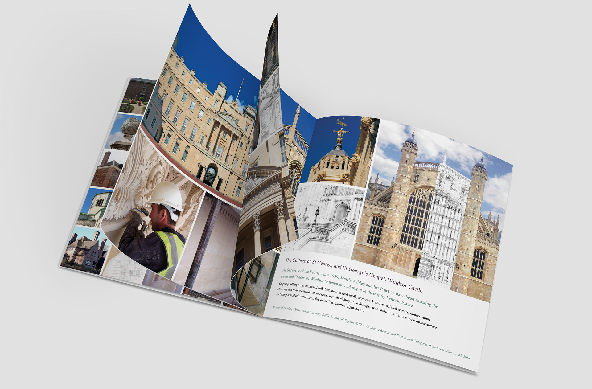 Corporate brochure design and production for Martin Ashley Architects