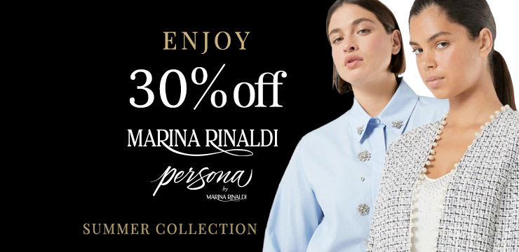 Beige Plus - The luxury plus size destination for women - 30% off Marina Rinaldi and Persona Summer Collection