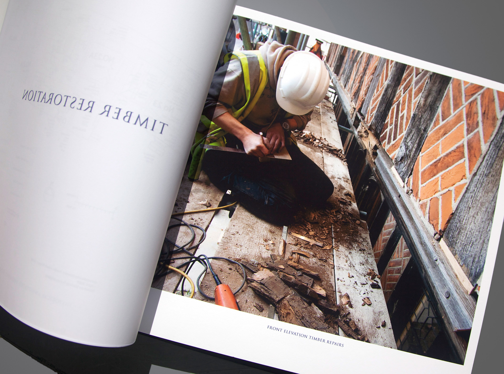 Timber renewal and restoration - Restoration photography and document for a benefactor of St George's Chapel, Windsor Castle