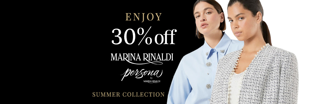Beige Plus - The luxury plus size destination for women - 30% off Marina Rinaldi and Persona Summer Collection