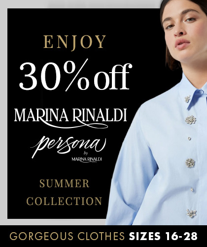 Beige Plus - The luxury plus size destination for women - 30% off Marina Rinaldi and Persona Summer Collection