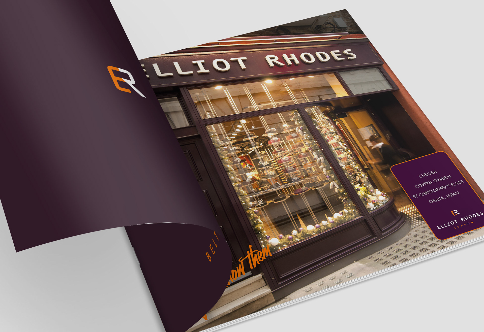 Corporate brochure design for bespoke belt maker Elliot Rhodes