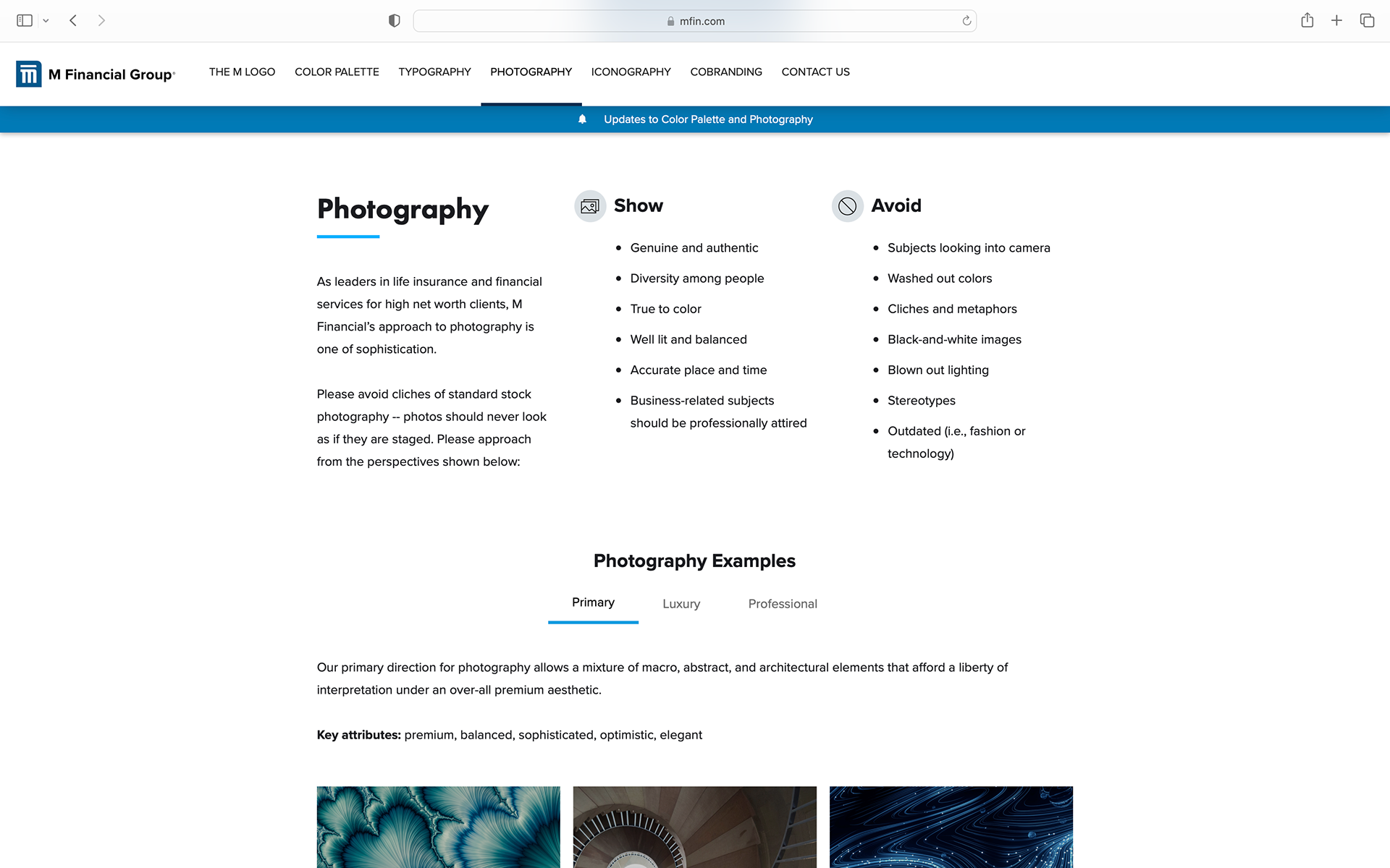 Photography: Simple Lightbox for each category