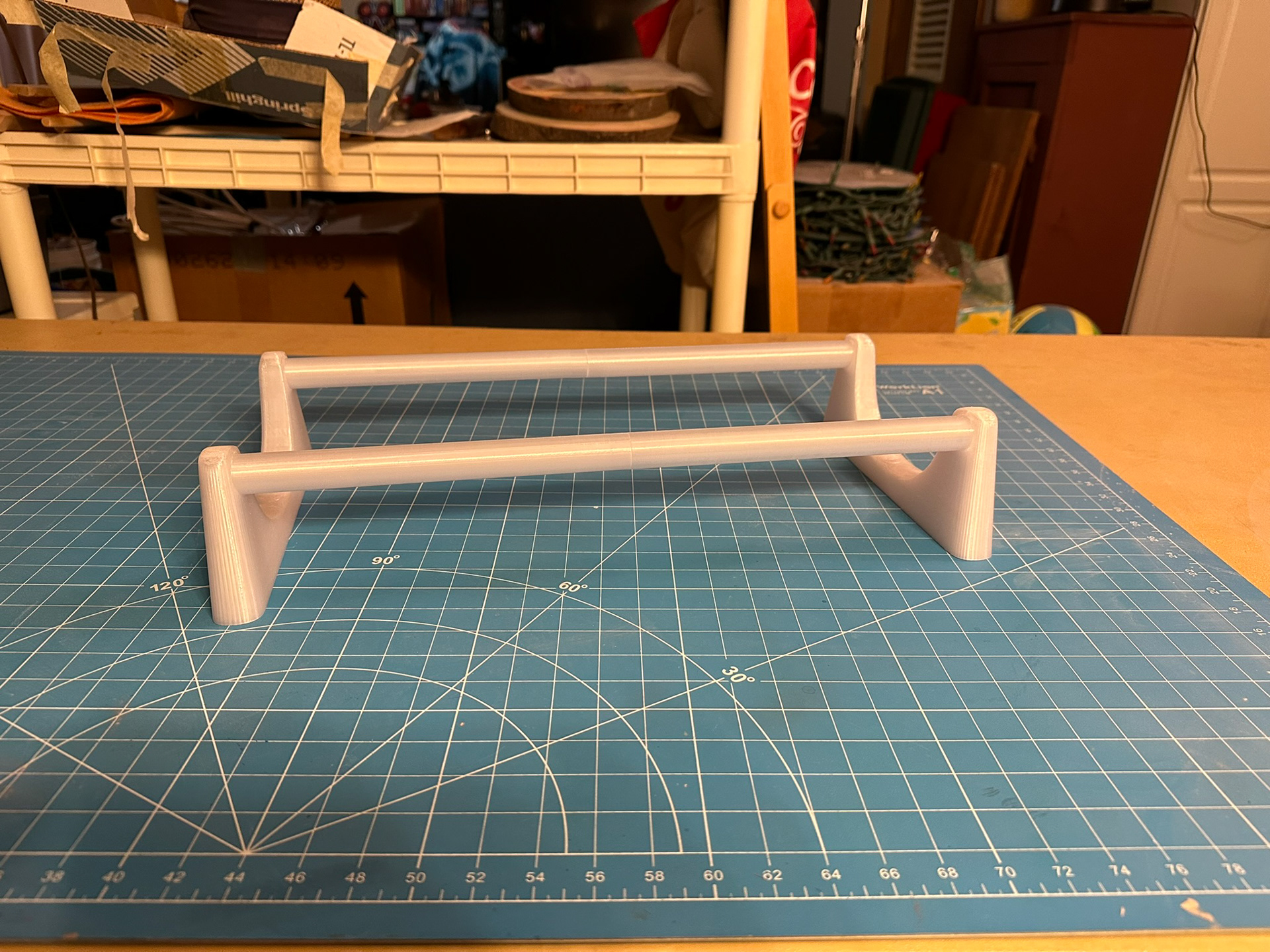 Dry box filament spool rack printed and fully assembled