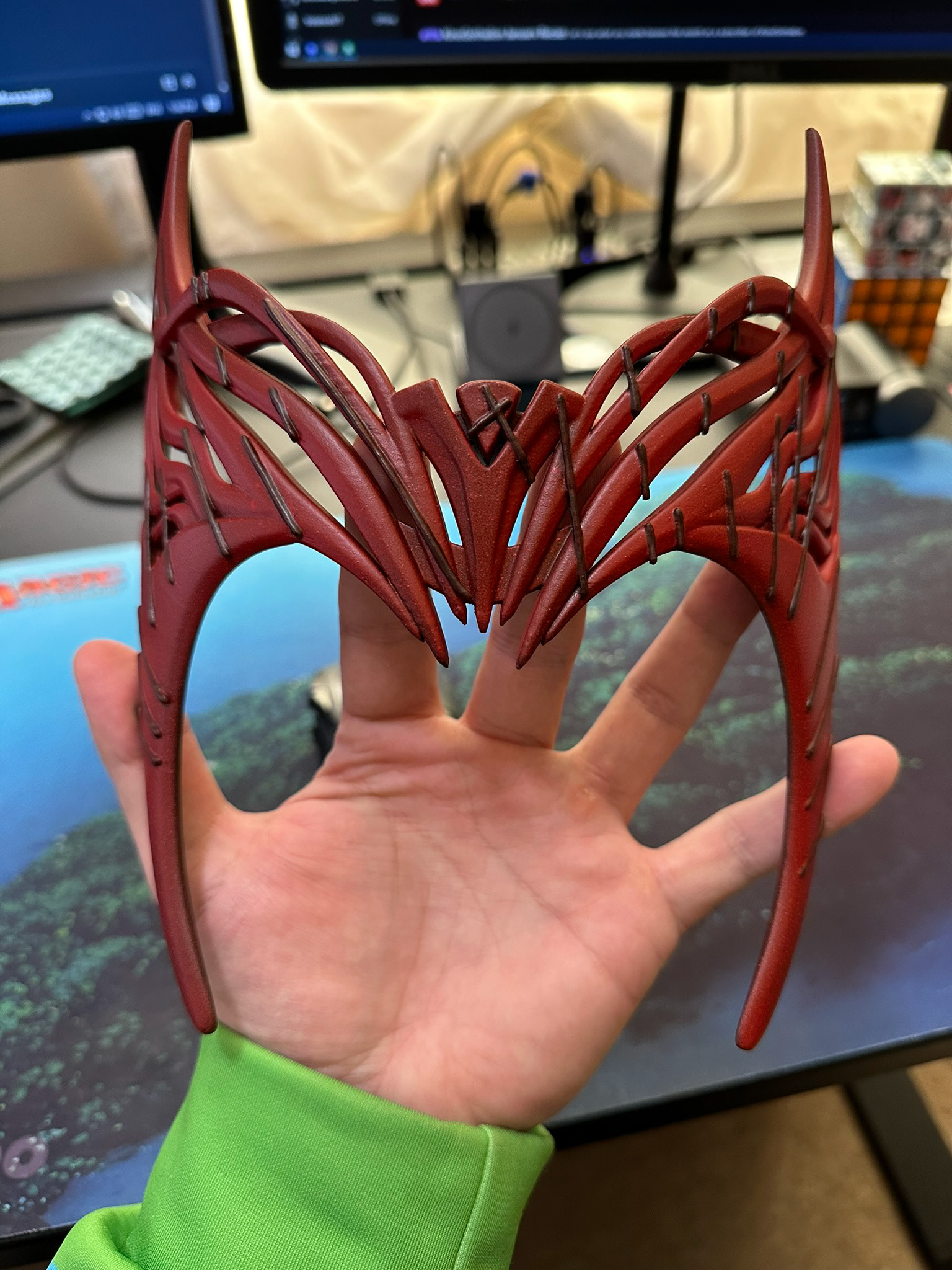 Finished Scarlet Witch Tiara