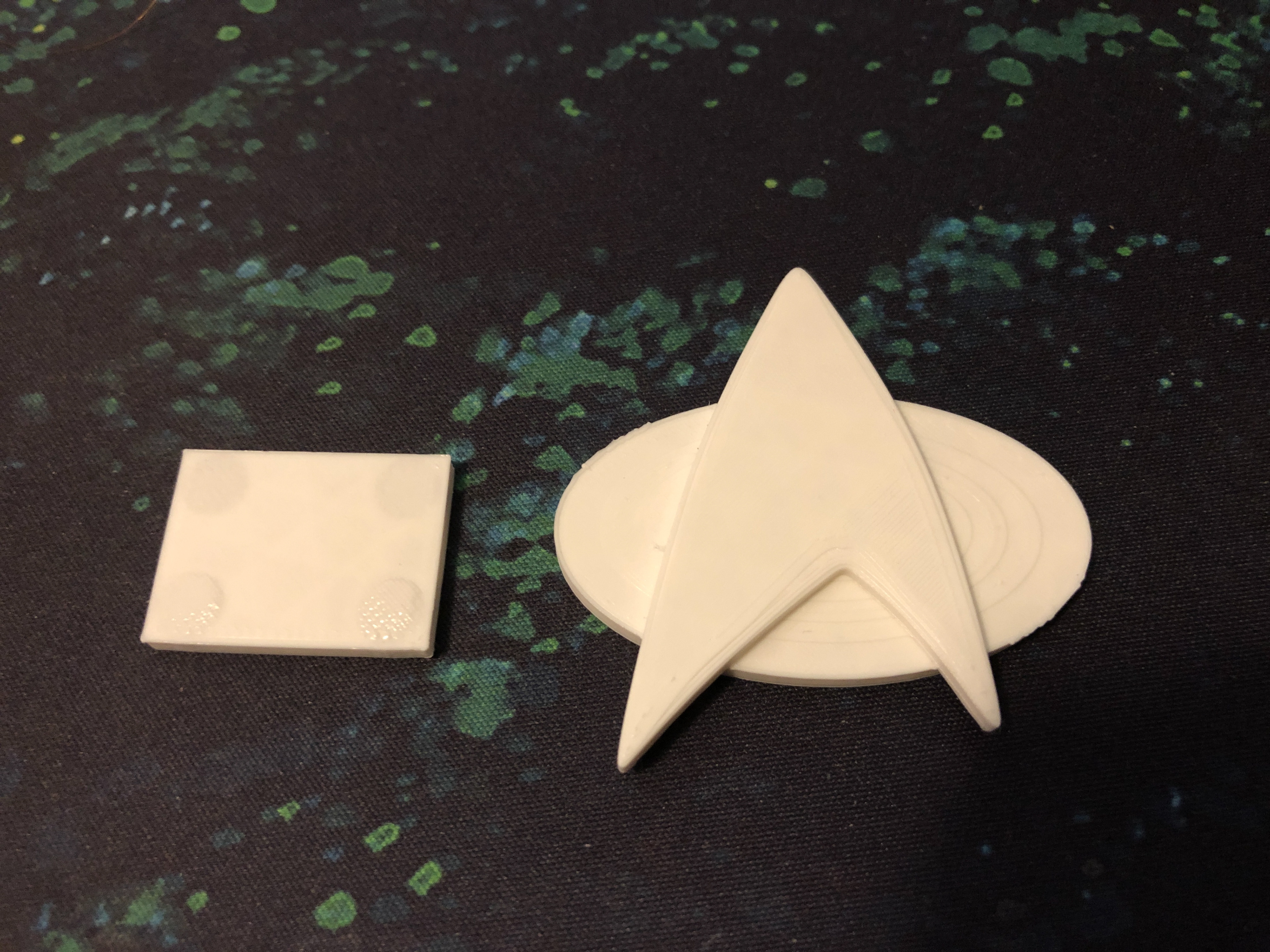 communicator badge raw print