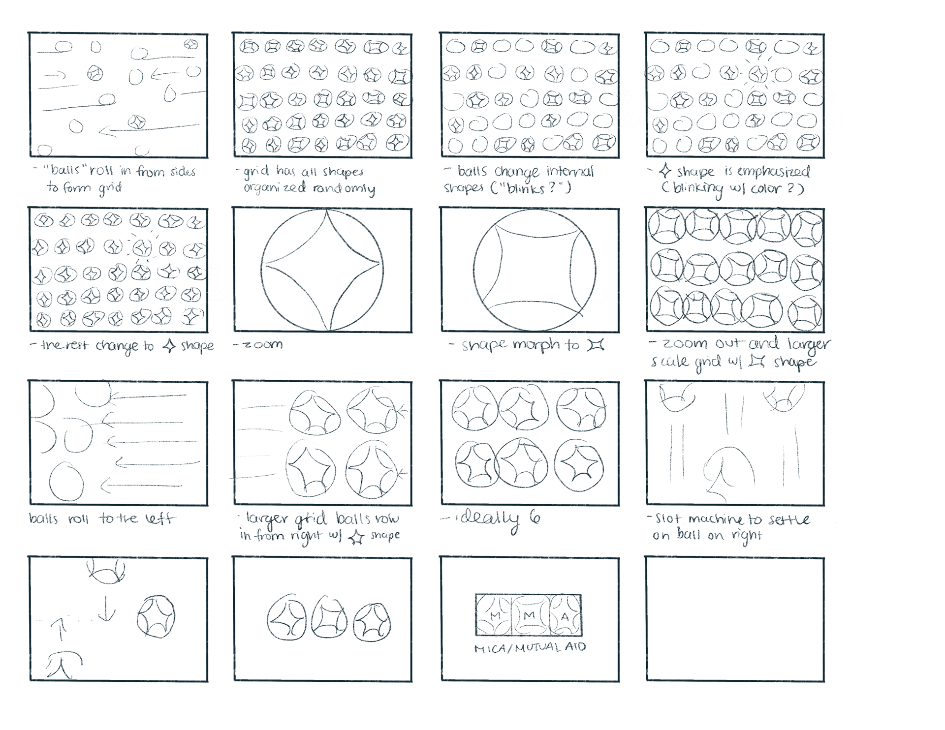 Storyboard sketch