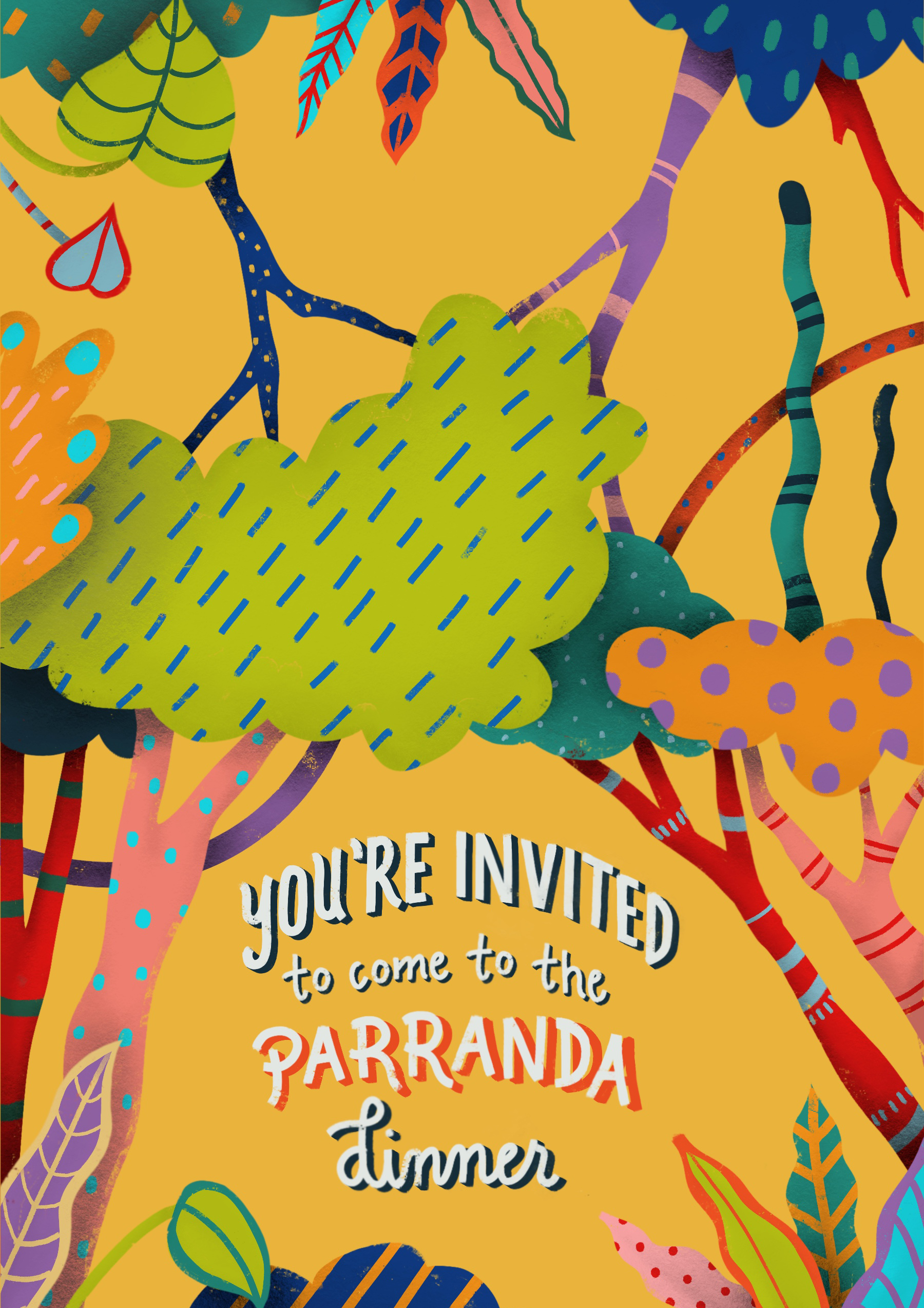 Outer design of invitation