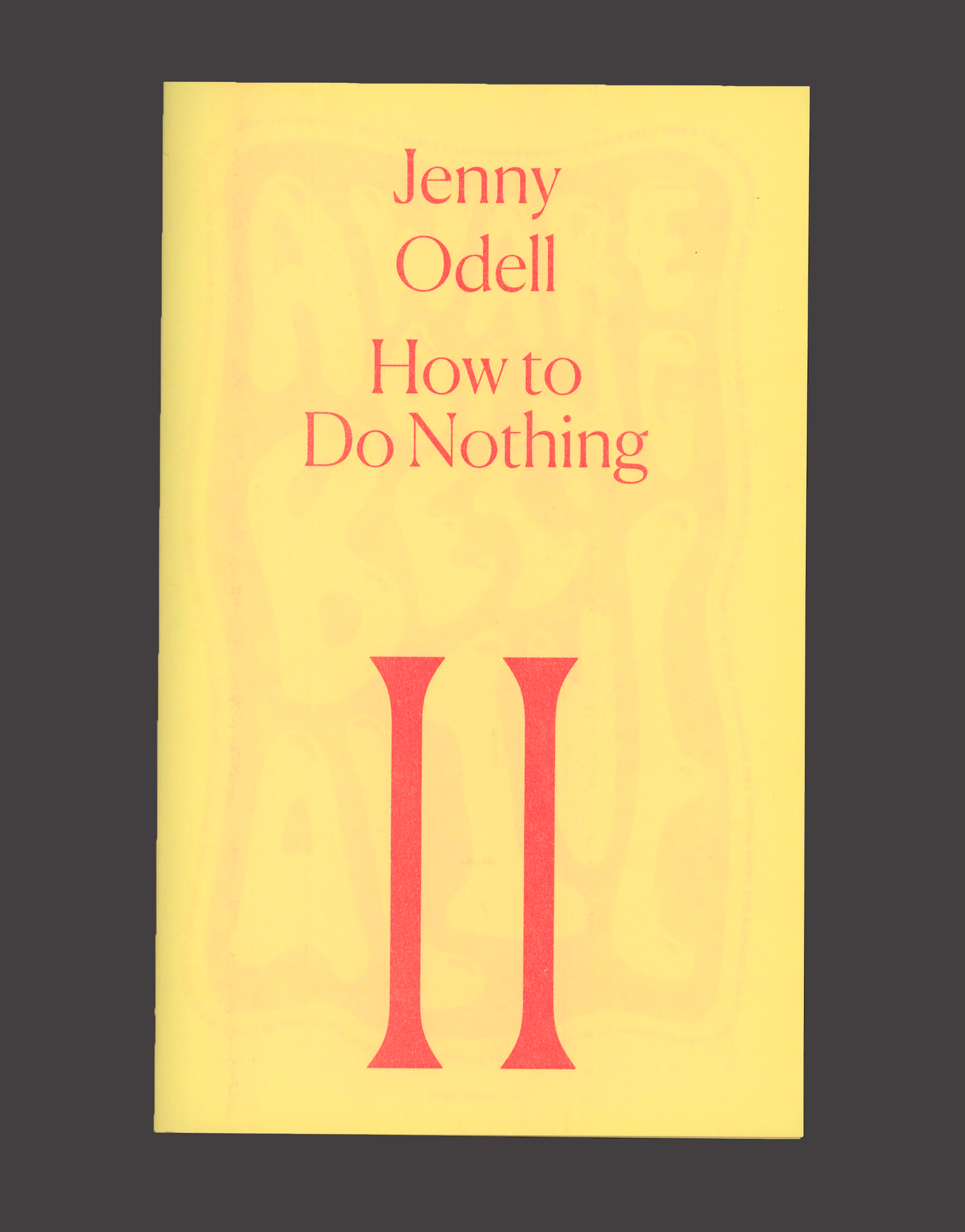 "How to Do Nothing" cover