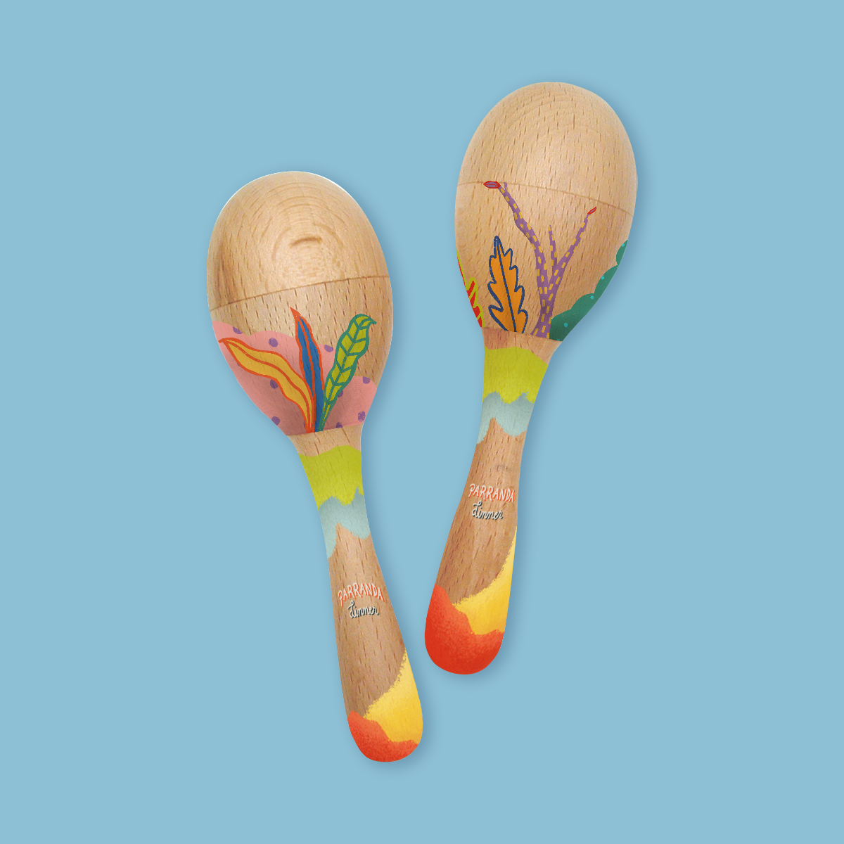 Maracas with design