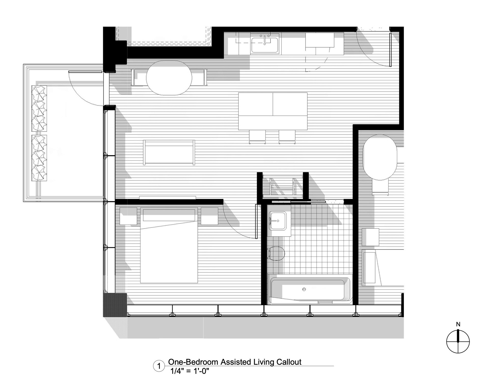 One Bedroom Apartment