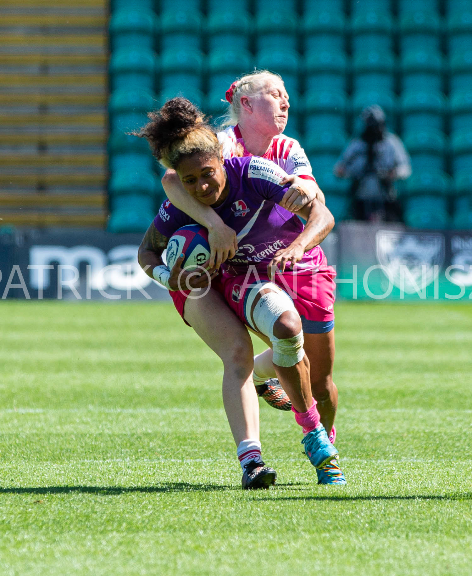 Northampton -14–May-2022.  Loughborough Lightning Vs Harlequins Womens at cinch Stadium Franklin's Gardens Northampton  .