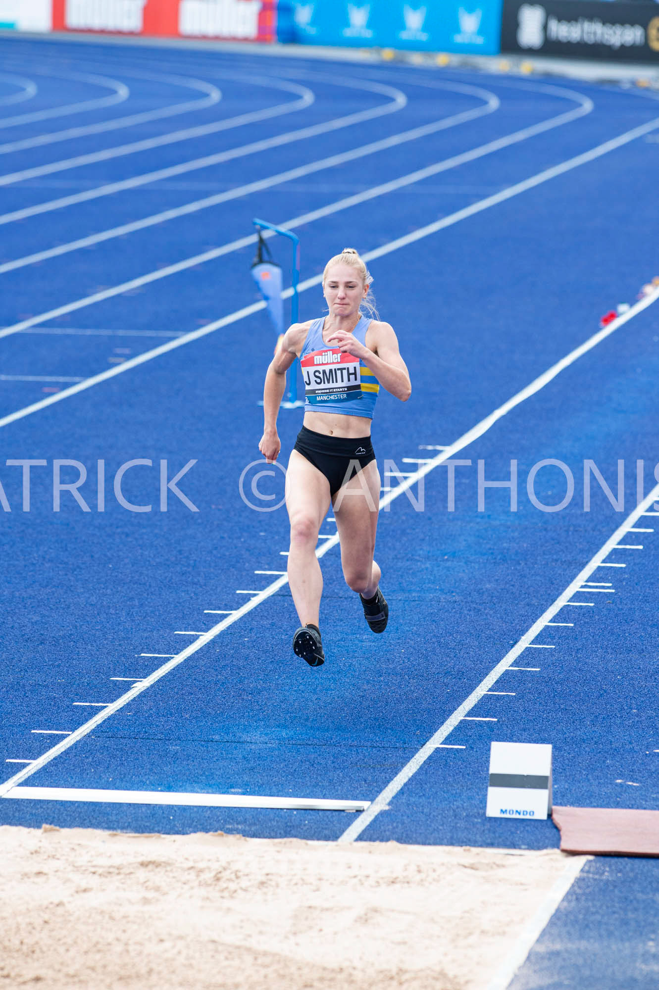 26-6-2022: Day 3 Women's Long Jump - Heptathlon SMITH Jodie WINDSOR SLOUGH ETON &amp; H  at the Muller UK Athletics Championships MANCHESTER REGIONAL ARENA – MANCHESTER