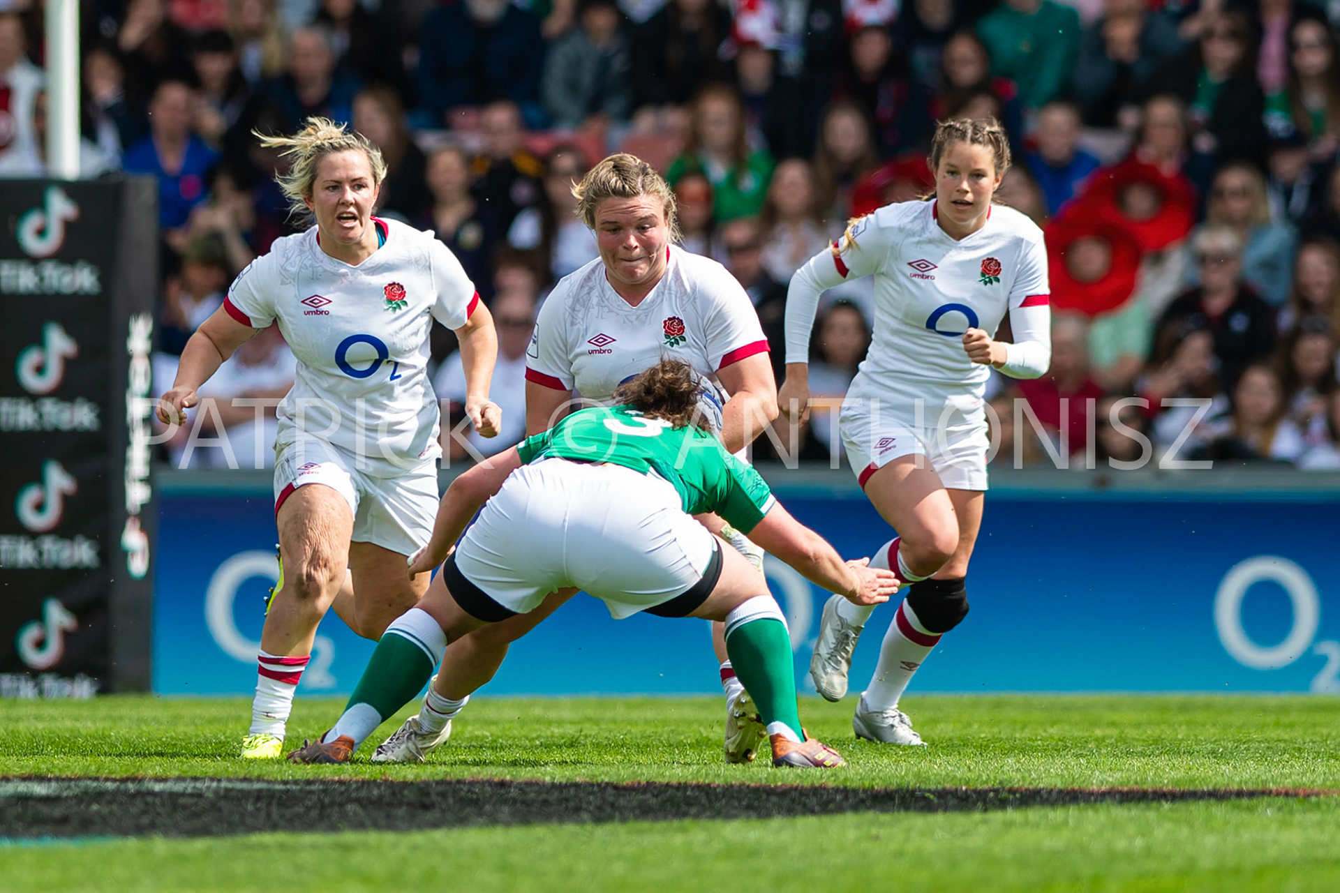 24th - April  2022 : England Vs Ireland round 4    TikTok Women's Six Nations at  Mattioli  Woods Welford Road.