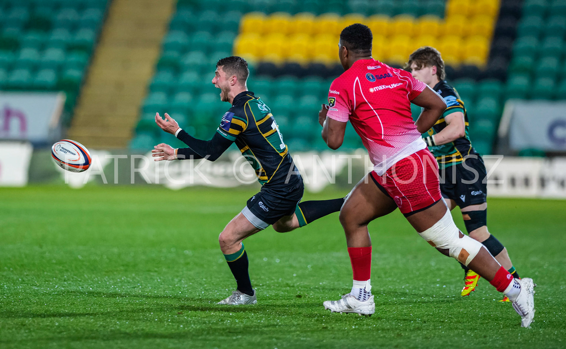 Northampton Saints Vs The British Army Northampton -13-April-2022.  Northampton Saints Vs The British Army at cinch Stadium Franklin's Gardens .