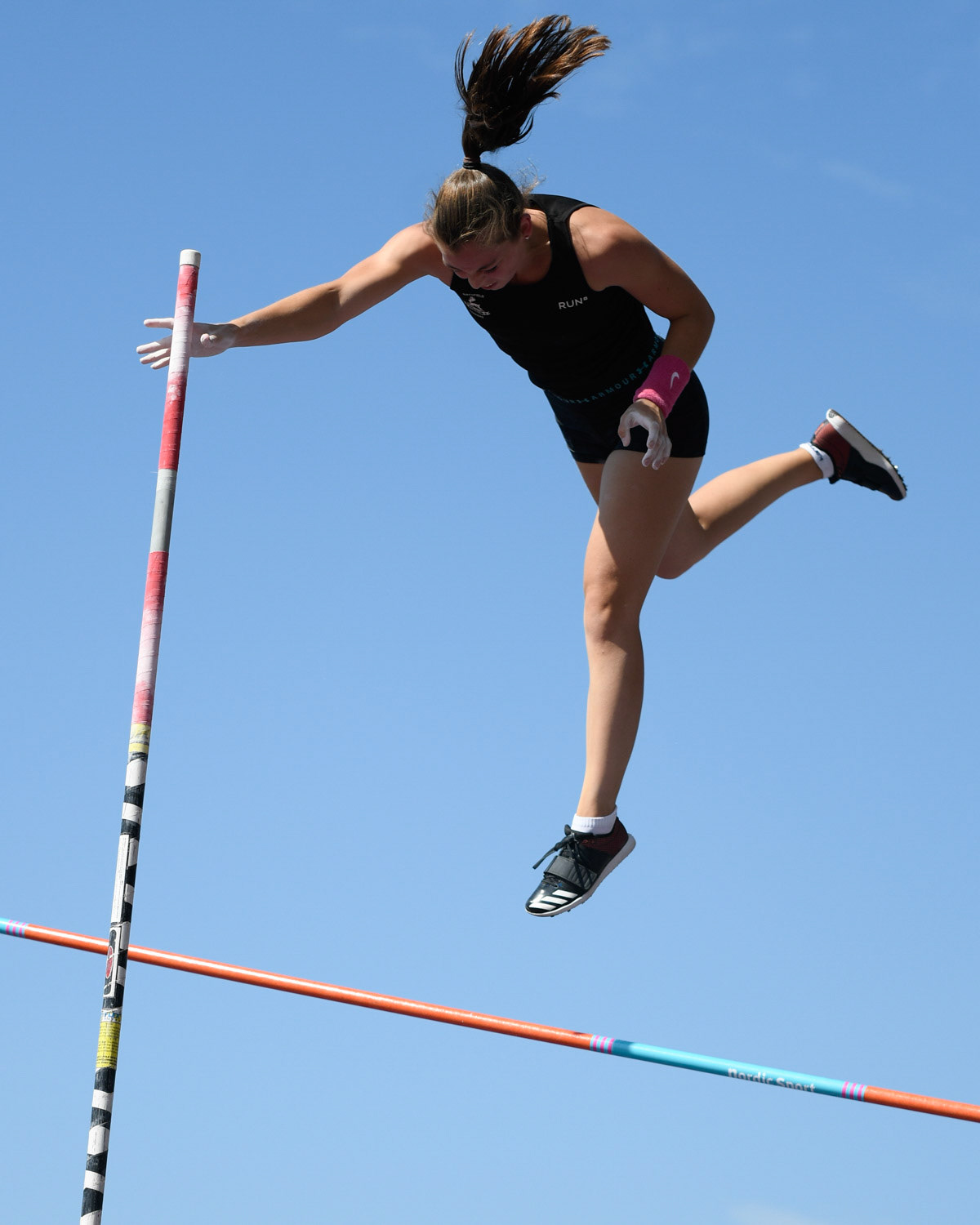 Birmingham, UK. 25th Aug, 2019. Elizabeth EDDEN of  BIRCHFIELD HARRIES   in action during  the  womens  Pole Vault at  the Muller British Athletics Championships  Alexander Stadium, Birmingham, England
